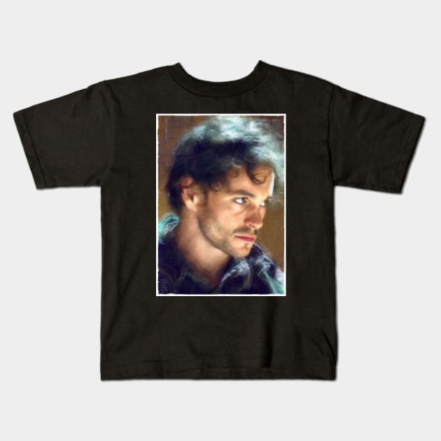 Will Graham is Skeptical Painting Kids T-Shirt by OrionLodubyal